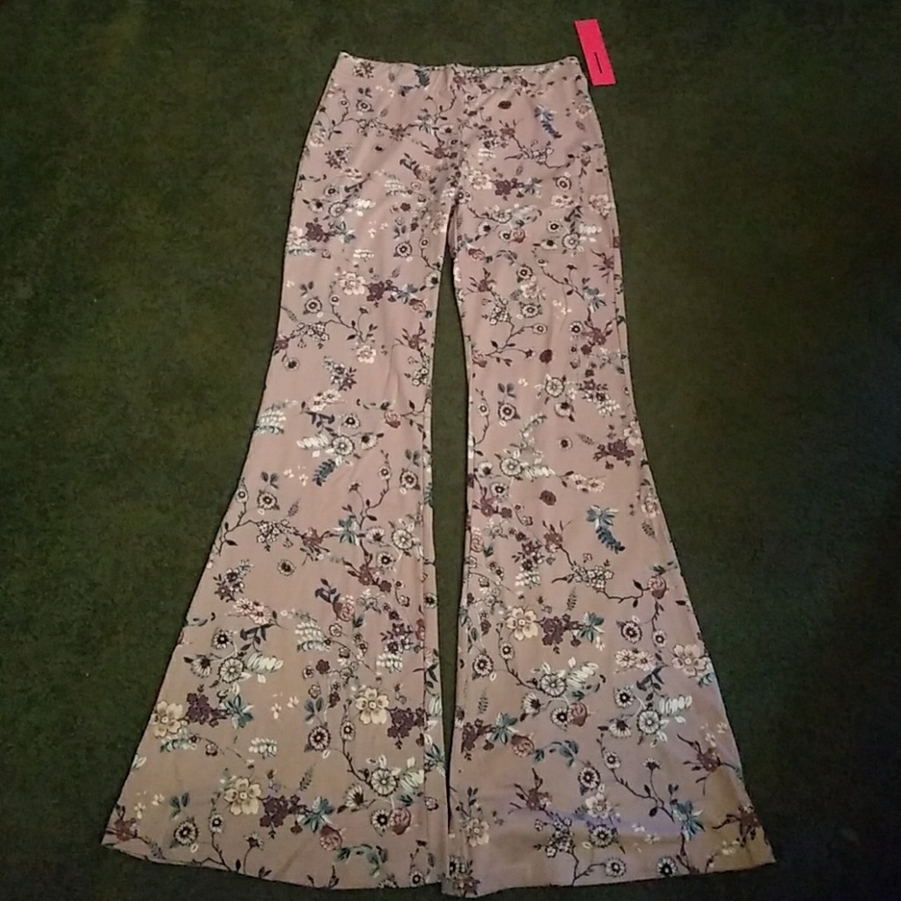 Mauve floral Leggings
